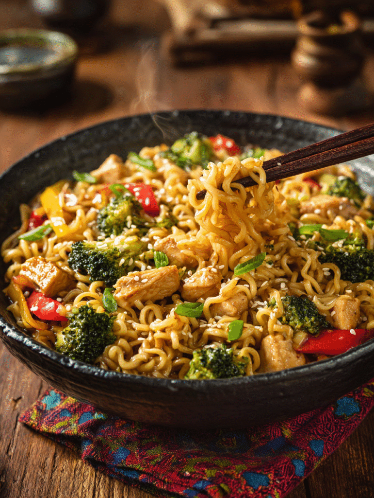 Ramen Noodle Stir Fry