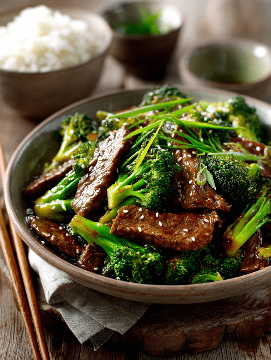 Beef and Broccoli Stir Fry